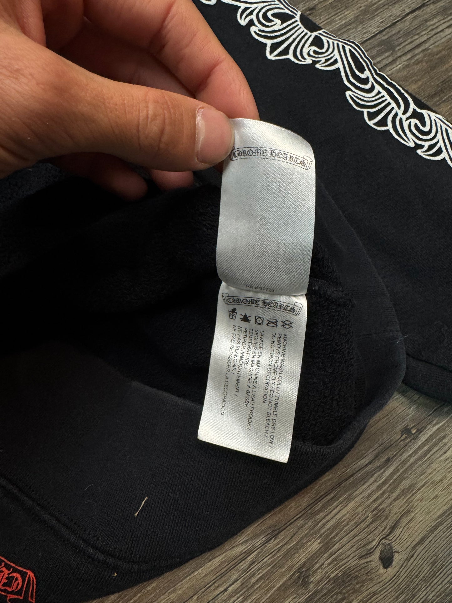 CHROME HEARTS X MATTY BOY FLORAL CHOMPER HOODIE (MEDIUM)