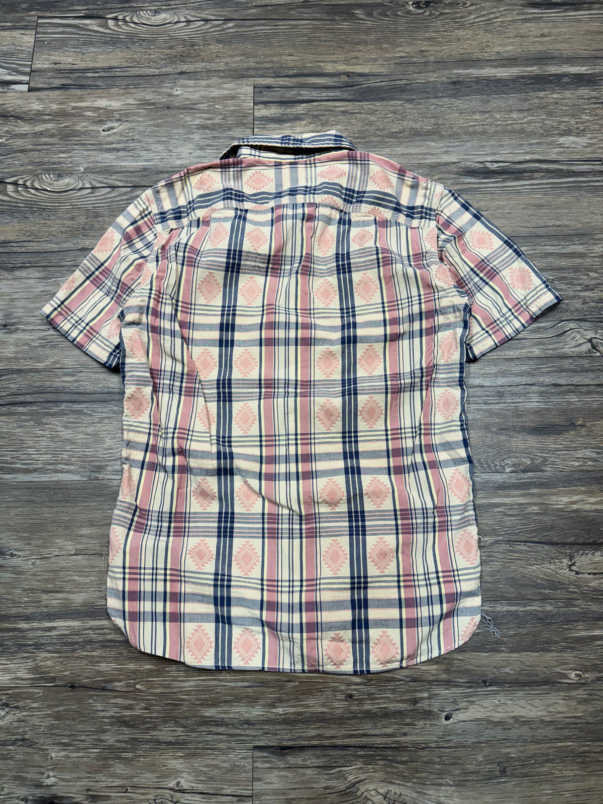 RRL PLAID BUTTON UP SHIRT (S)