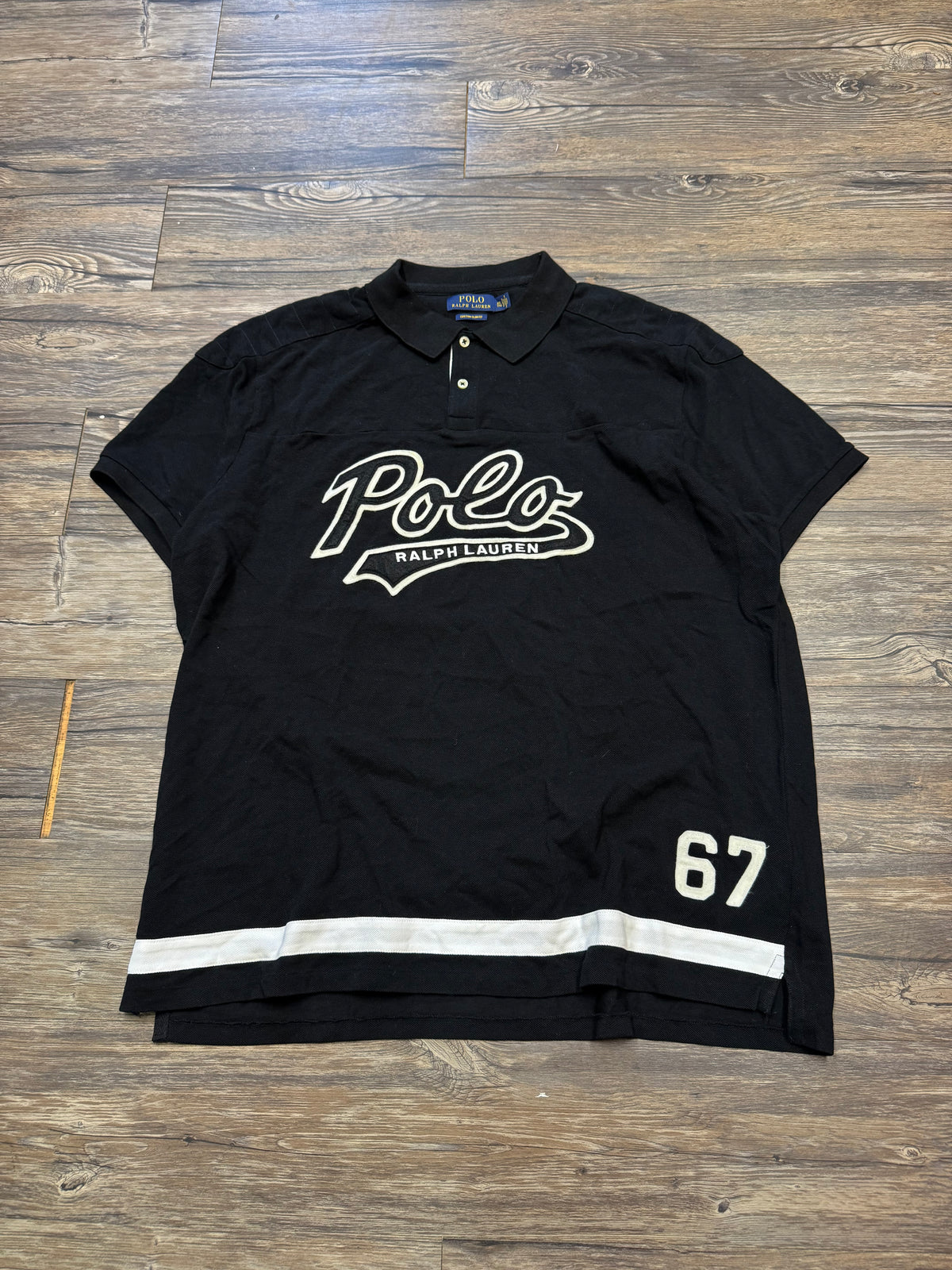 POLO RALPH LAUREN SCRIPT 67 POLO SHIRT (XXL)