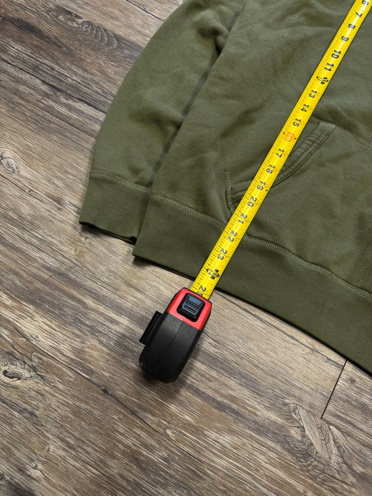 POLO RALPH LAUREN MILITARY GREEN HOODIE (L)