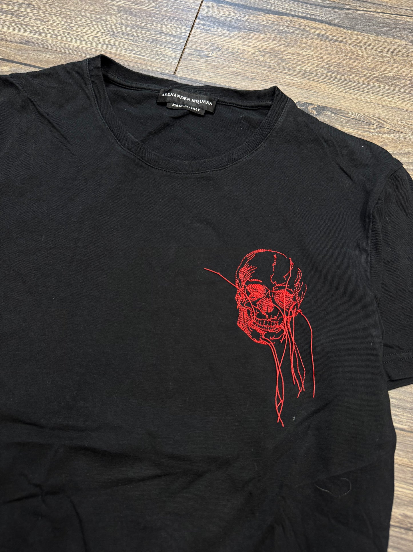 ALEXANDER MCQUEEN EMBROIDERED SKULL T-SHIRT