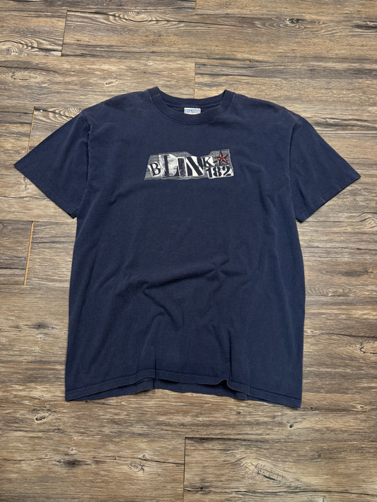 VINTAGE BLINK182 SHORT SLEEVE BAND T SHIRT (XL)