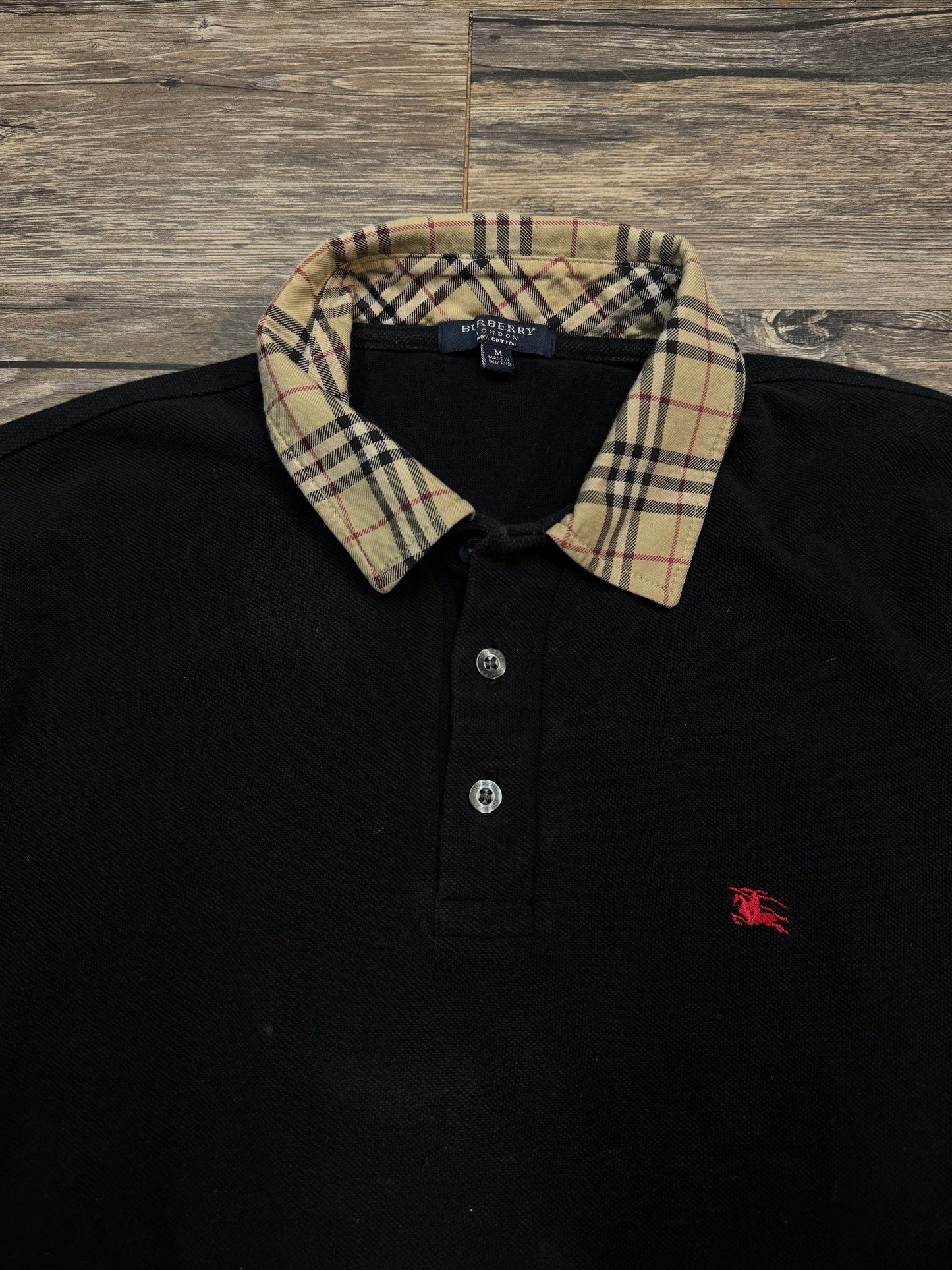 BURBERRY BASIC POLO T-SHIRT (MEDIUM)