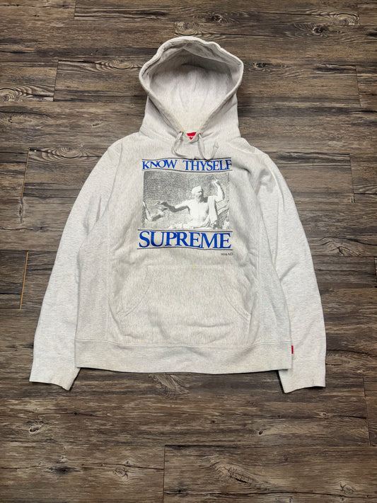 SUPREME KNOW THYSELF HOODIE (MEDIUM)