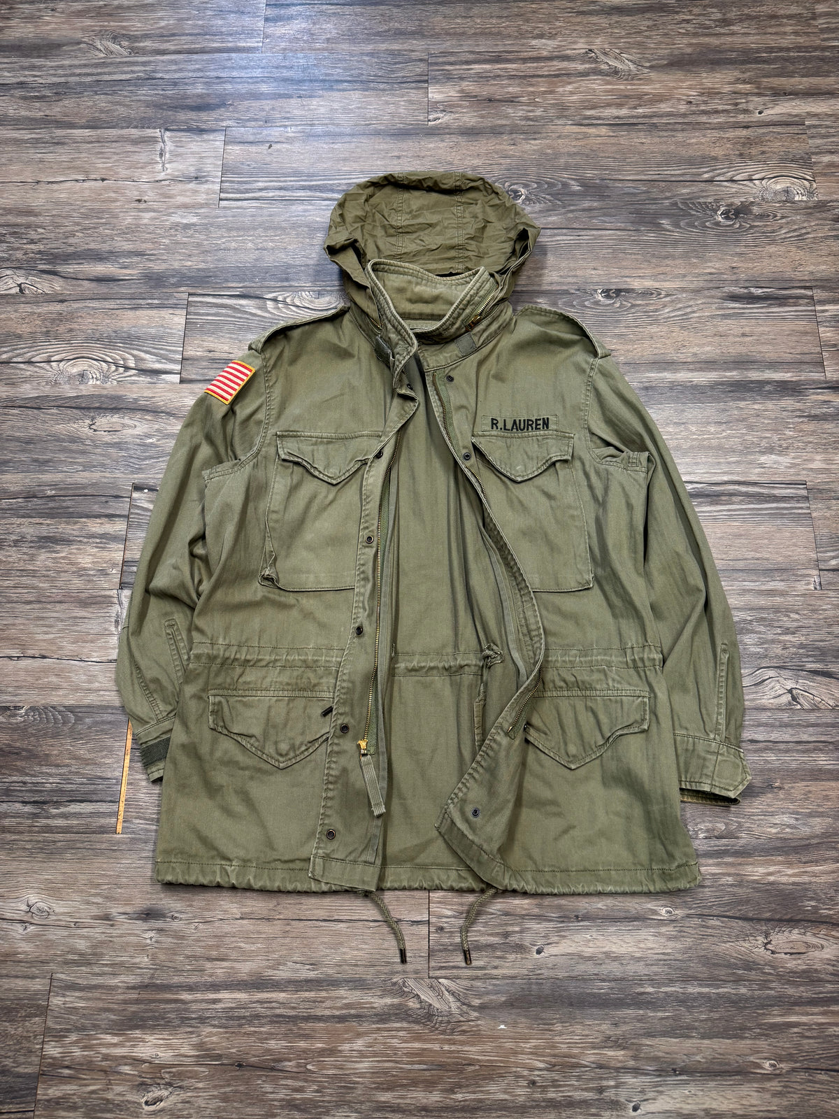 POLO RALPH LAUREN VINTAGE MILITARY STYLE JACKET (L)
