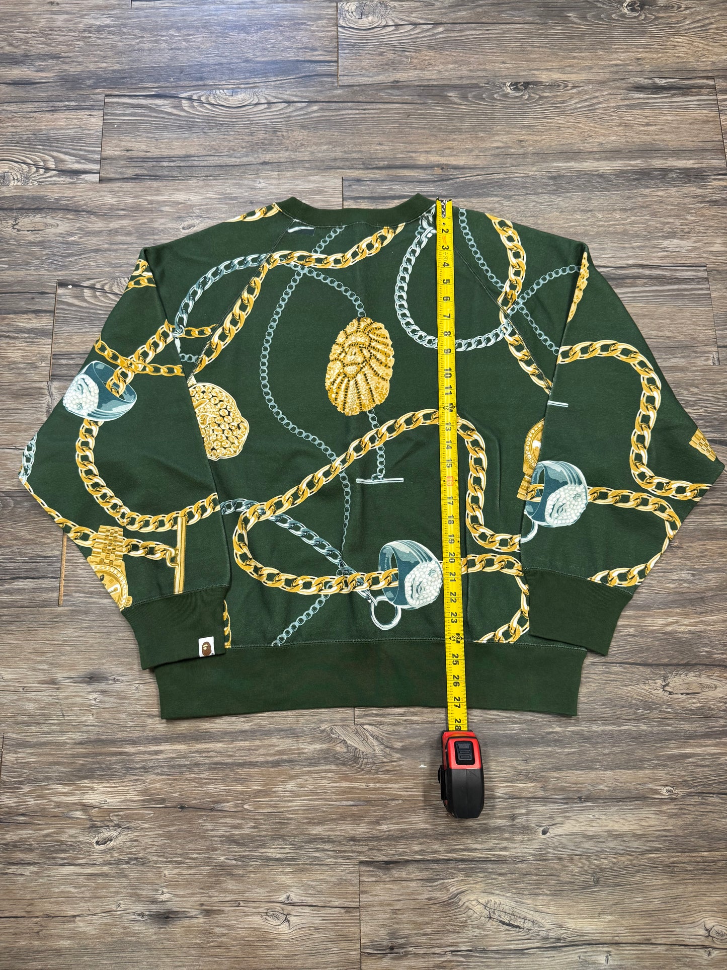 A BATHING APE JEWELS CREWNECK (L)