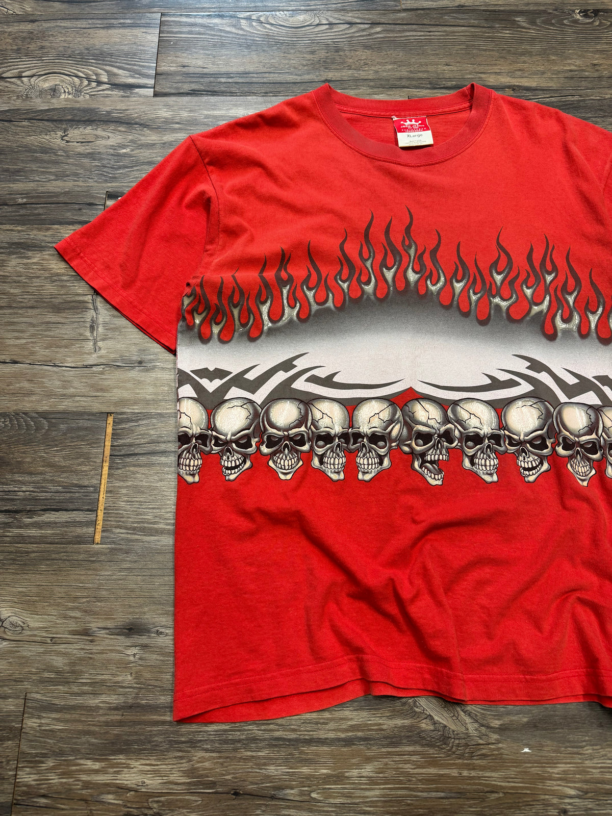 JNCO JEANS FLAME MULTI-COLOR T-SHIRT (XL)