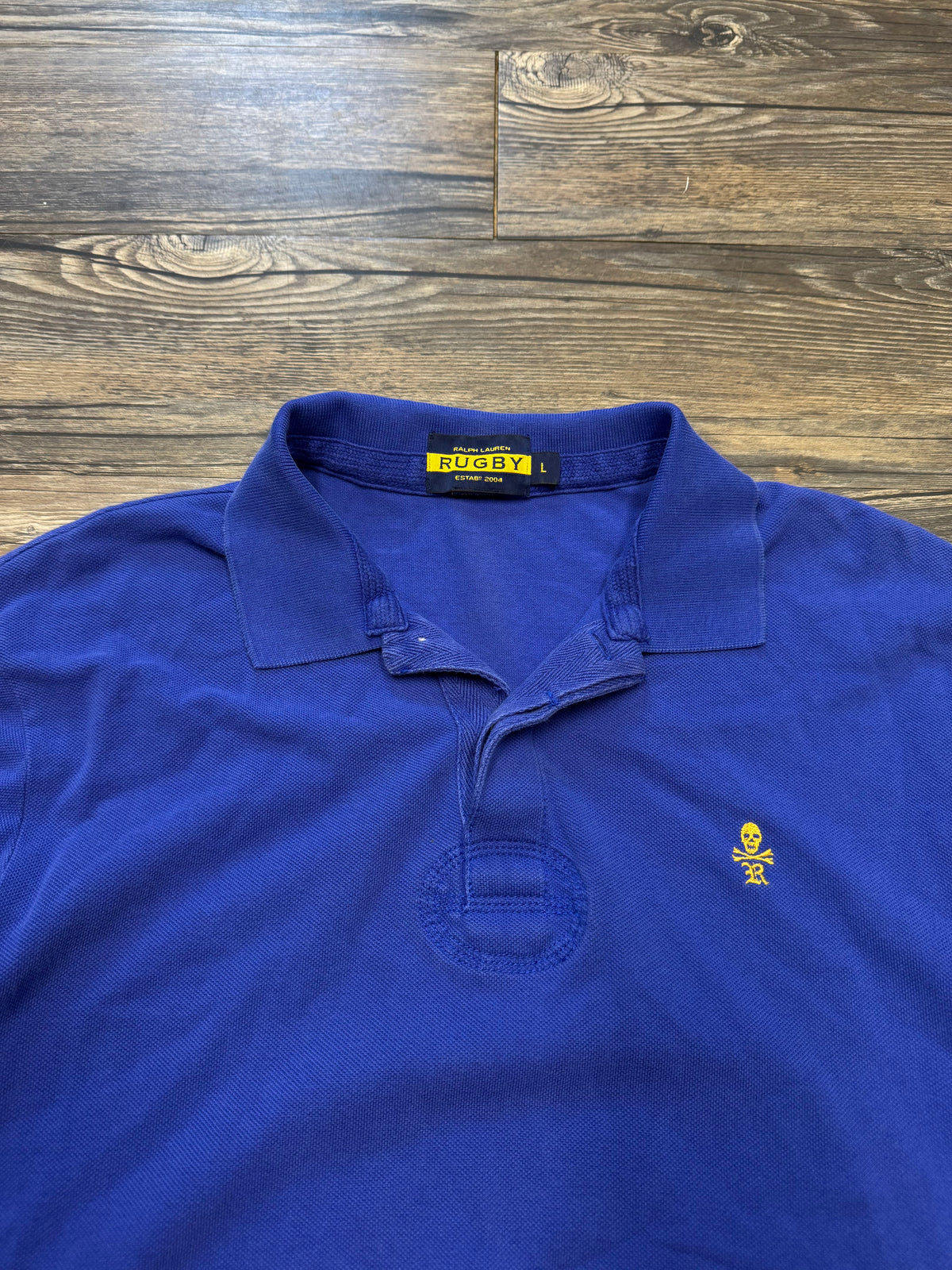 POLO RALPH LAUREN RUGBY SKULL & CROSSBONES POLO (L)