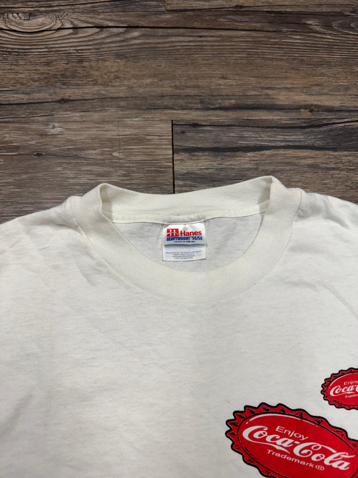 VINTAGE COCA-COLA BOTTLE CAP T-SHIRT (M)