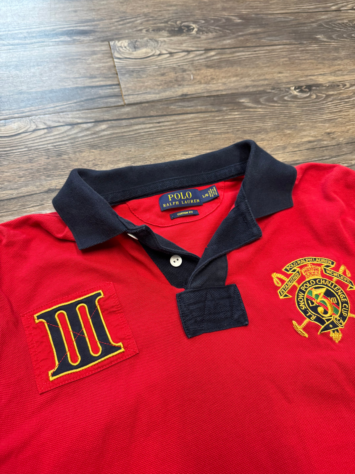 POLO RALPH LAUREN SNOW CHALLENGE CUP RUGBY POLO (L)