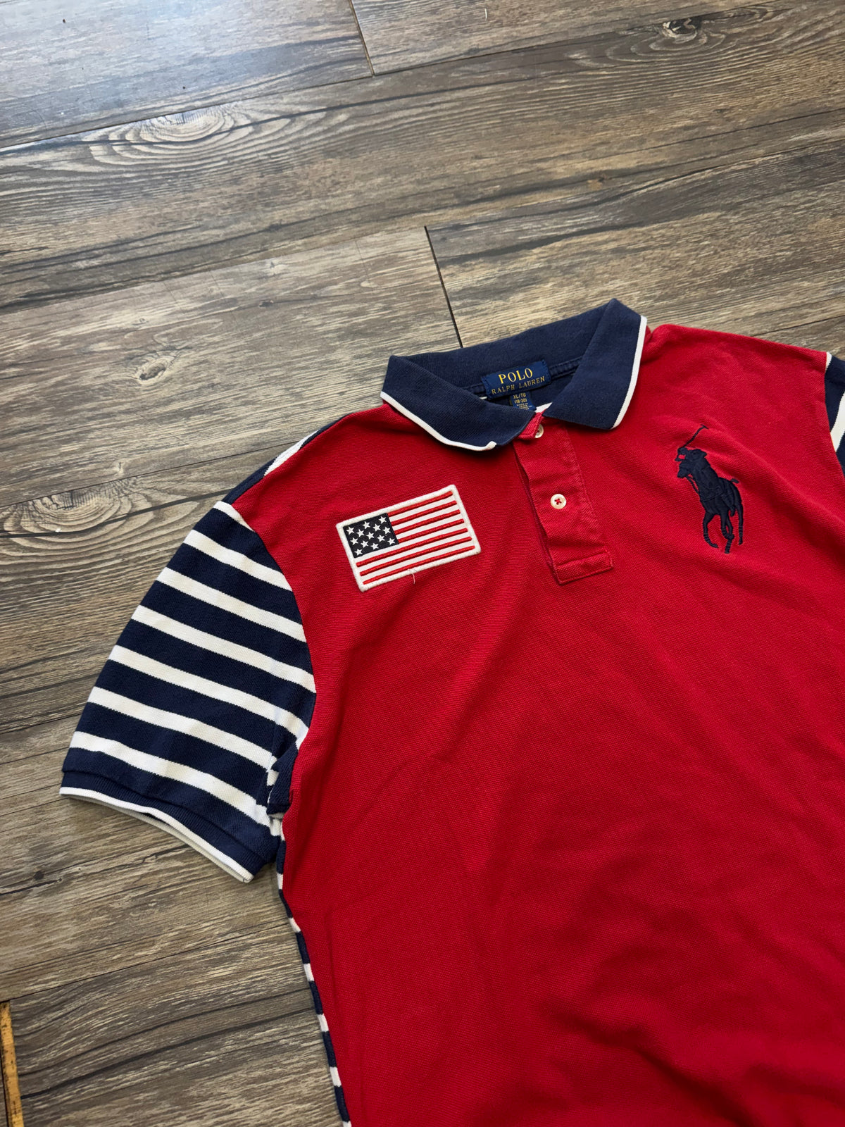 POLO RALPH LAUREN USA STRIPED BIG PONY (S)