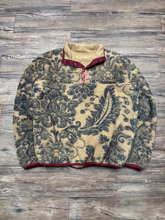 KAPITAL DEEP PILE DAMASK SNAP FLEECE (L)