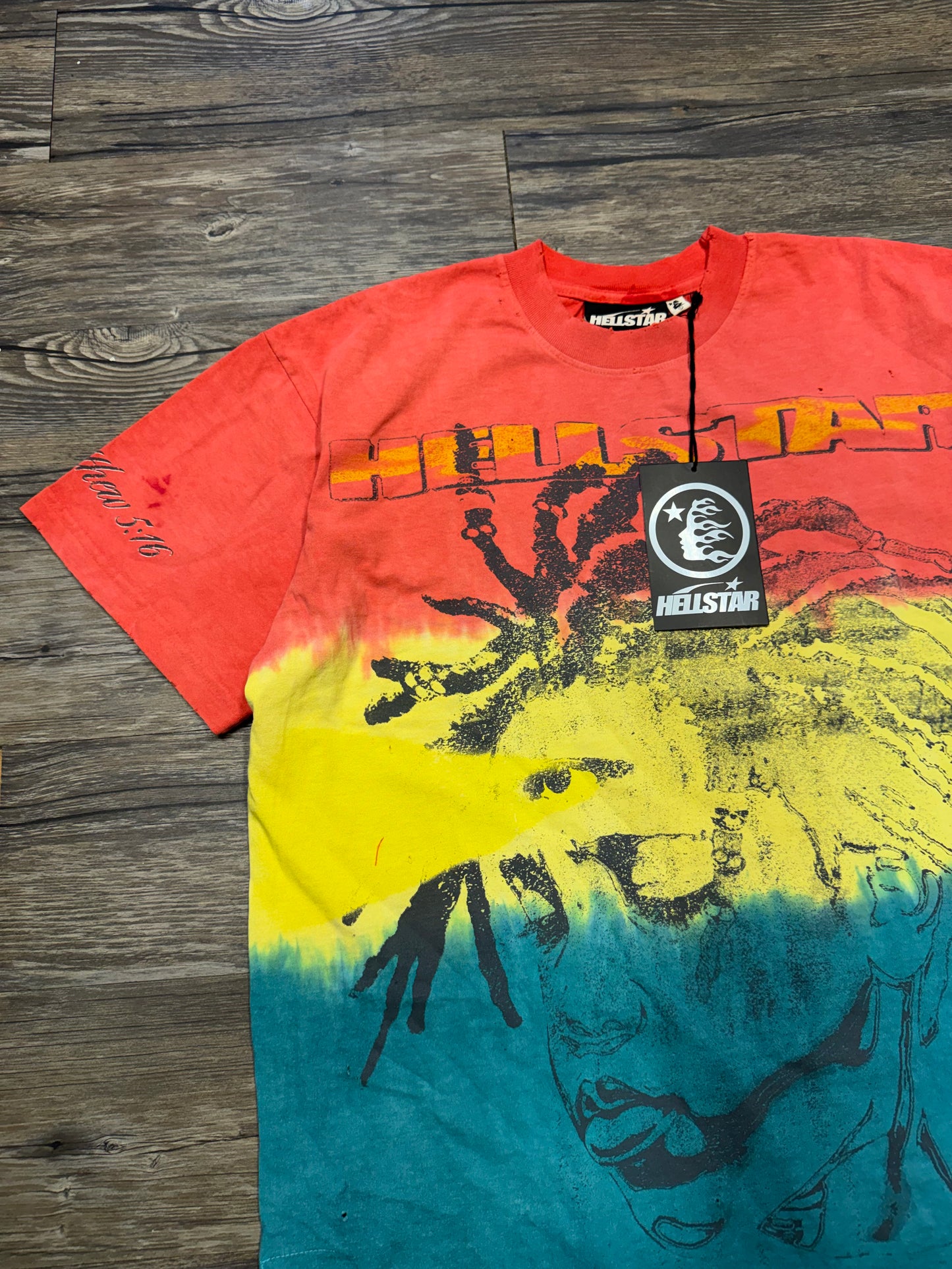 HELLSTAR RASTA GRAPHIC TEE (L)