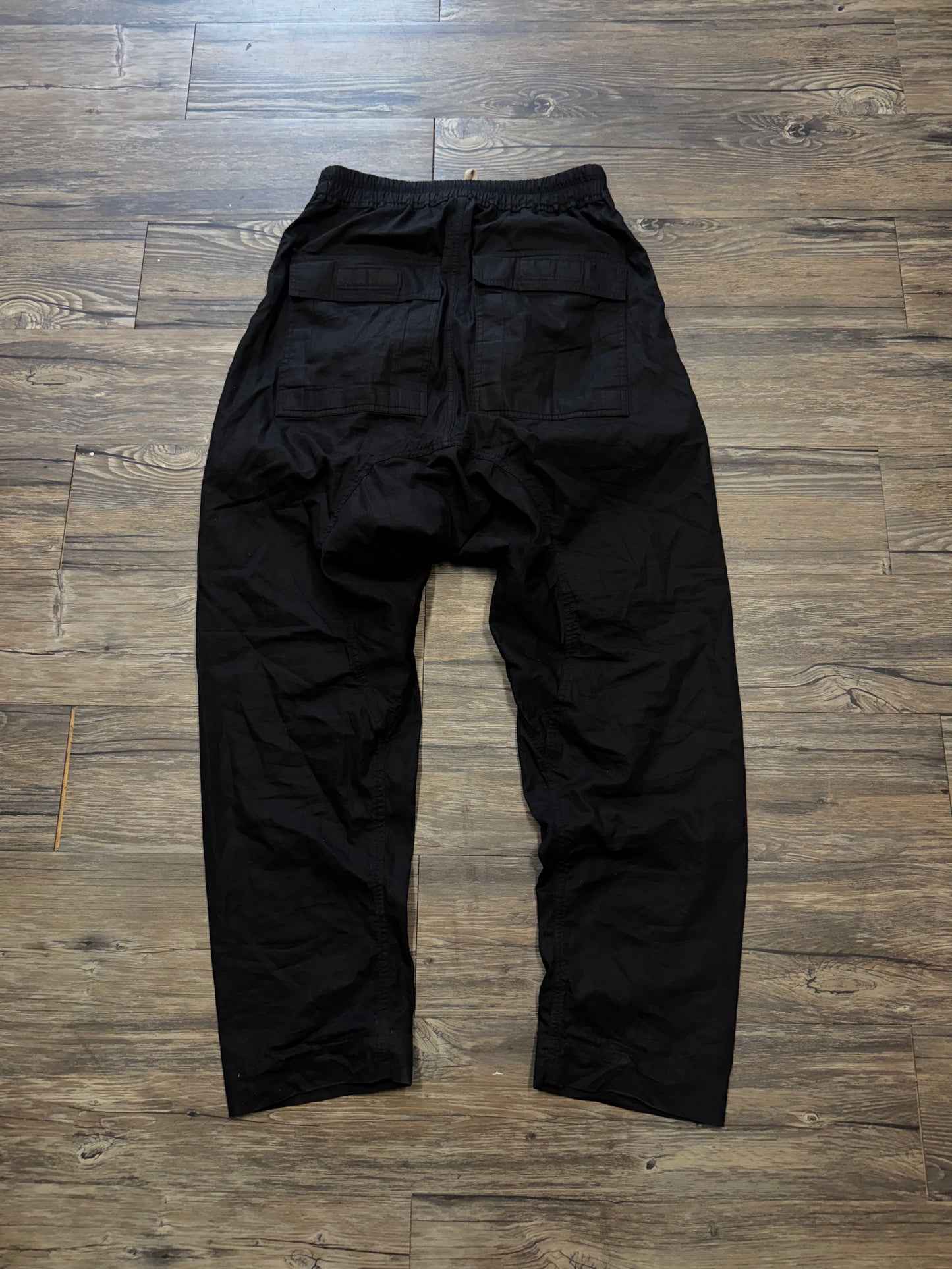 RICK OWENS CARGO DRAWSTRING PANTS (32)