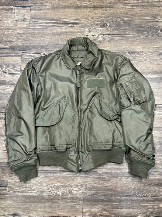 REAL MILITARY FLYERS CWU ZIP-UP JACKET (MEDIUM)