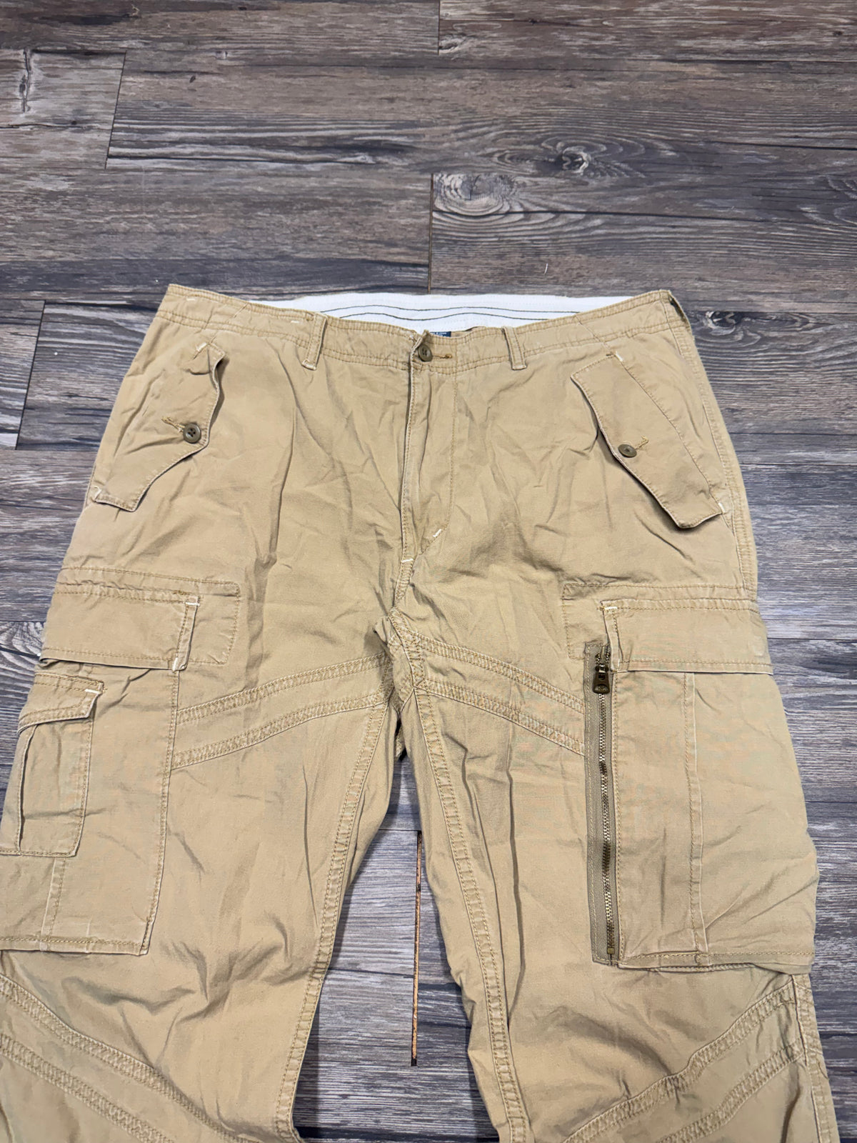 POLO RALPH LAUREN 90s MILITARY SURPLUS PARATROOPER CARGO PANTS (36)