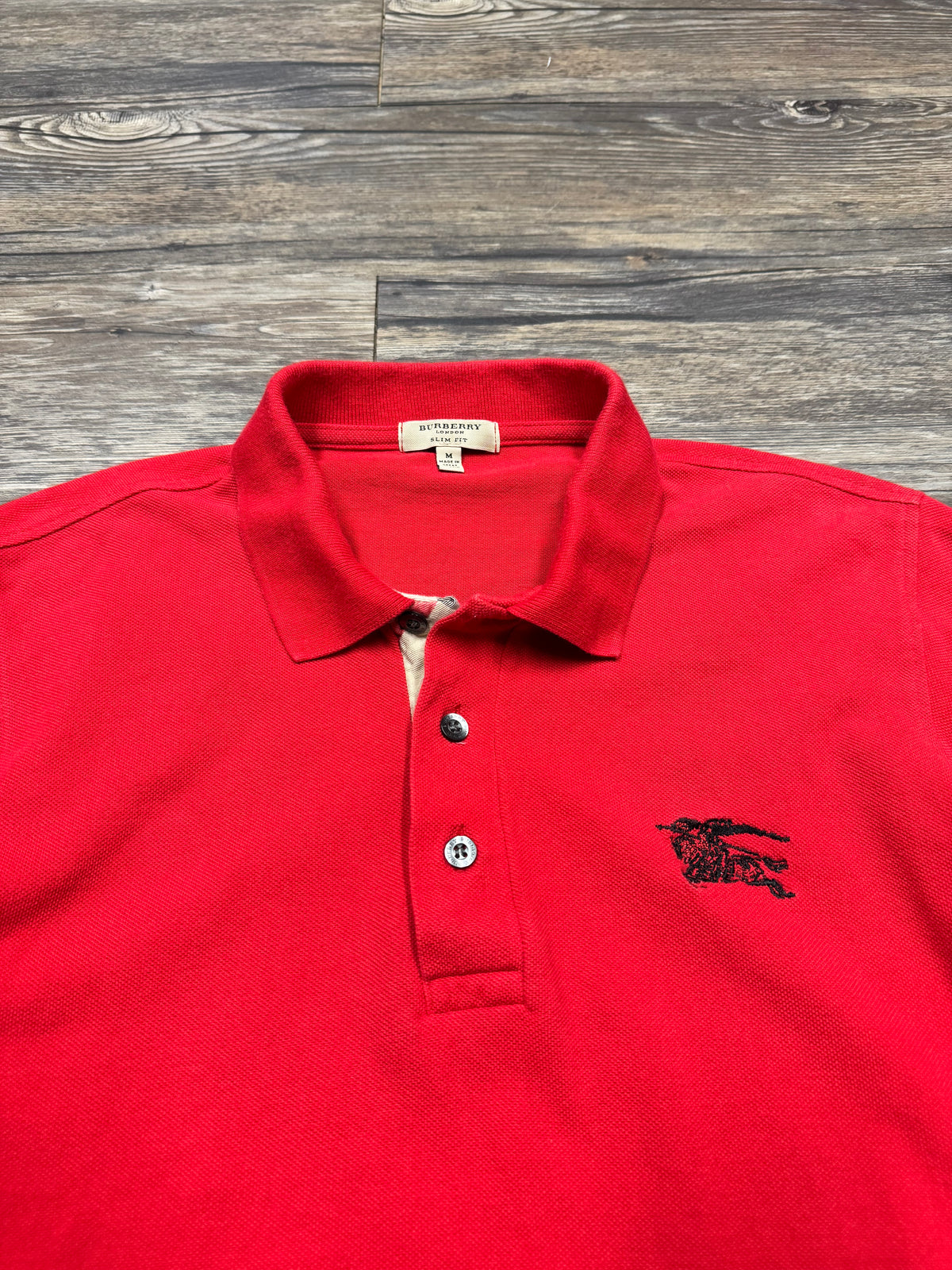 BURBERRY LONDON SLIMFIT POLO (M)