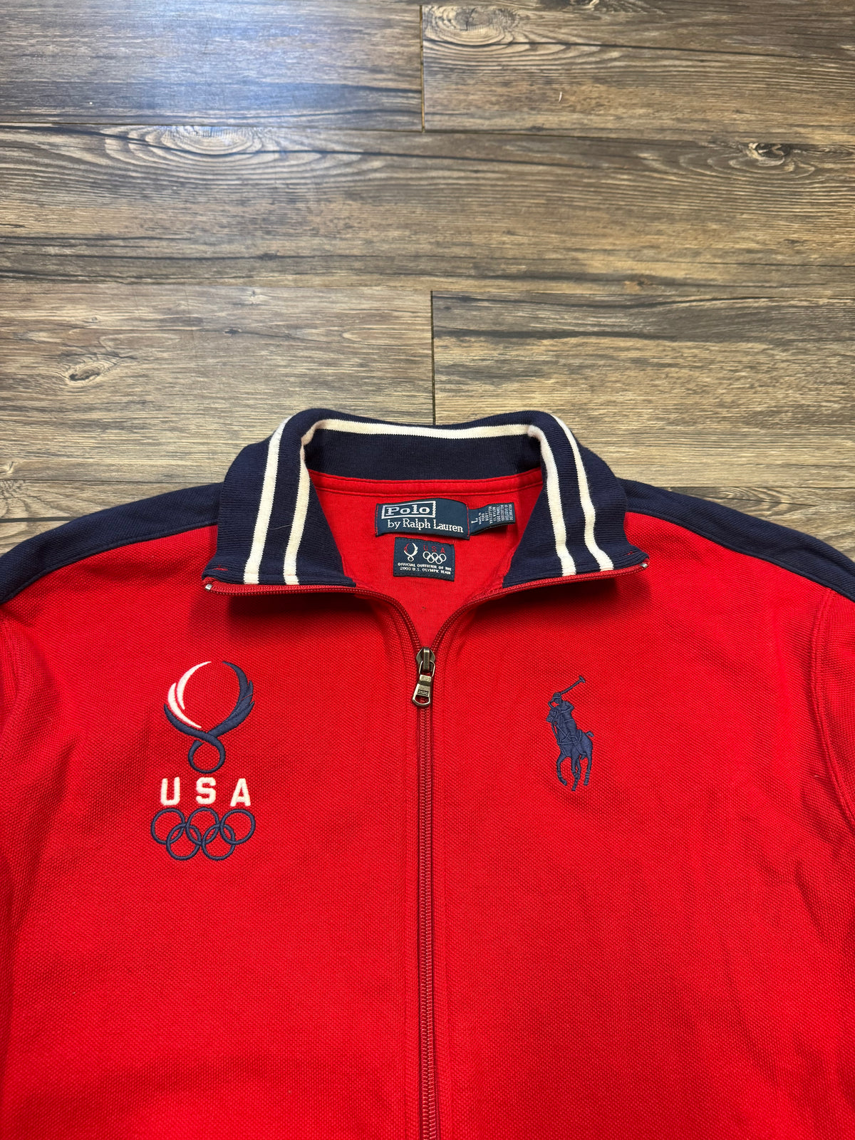 POLO RALPH LAUREN BEIJING USA OLYMPICS ATHLETIC JACKET (L)