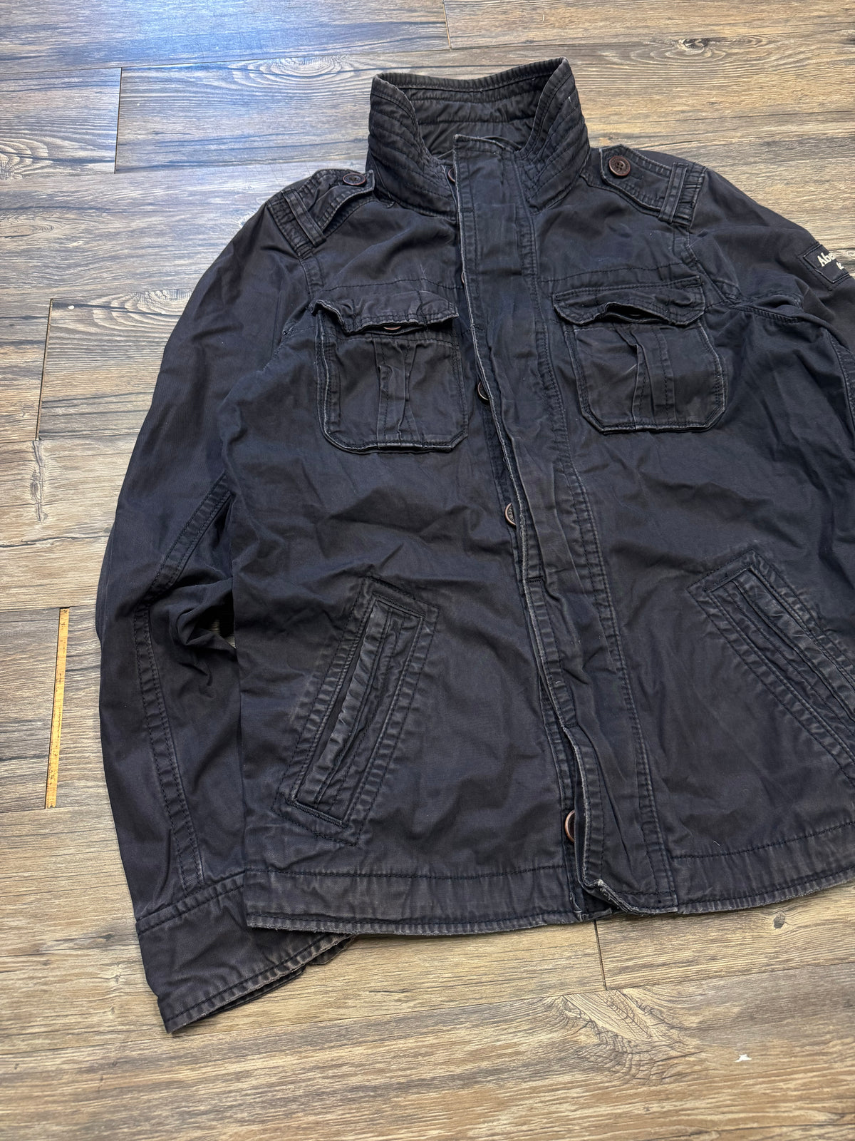 ABERCROMBIE & FITCH ADIRONDACK POCKET UTILITY JACKET (L)