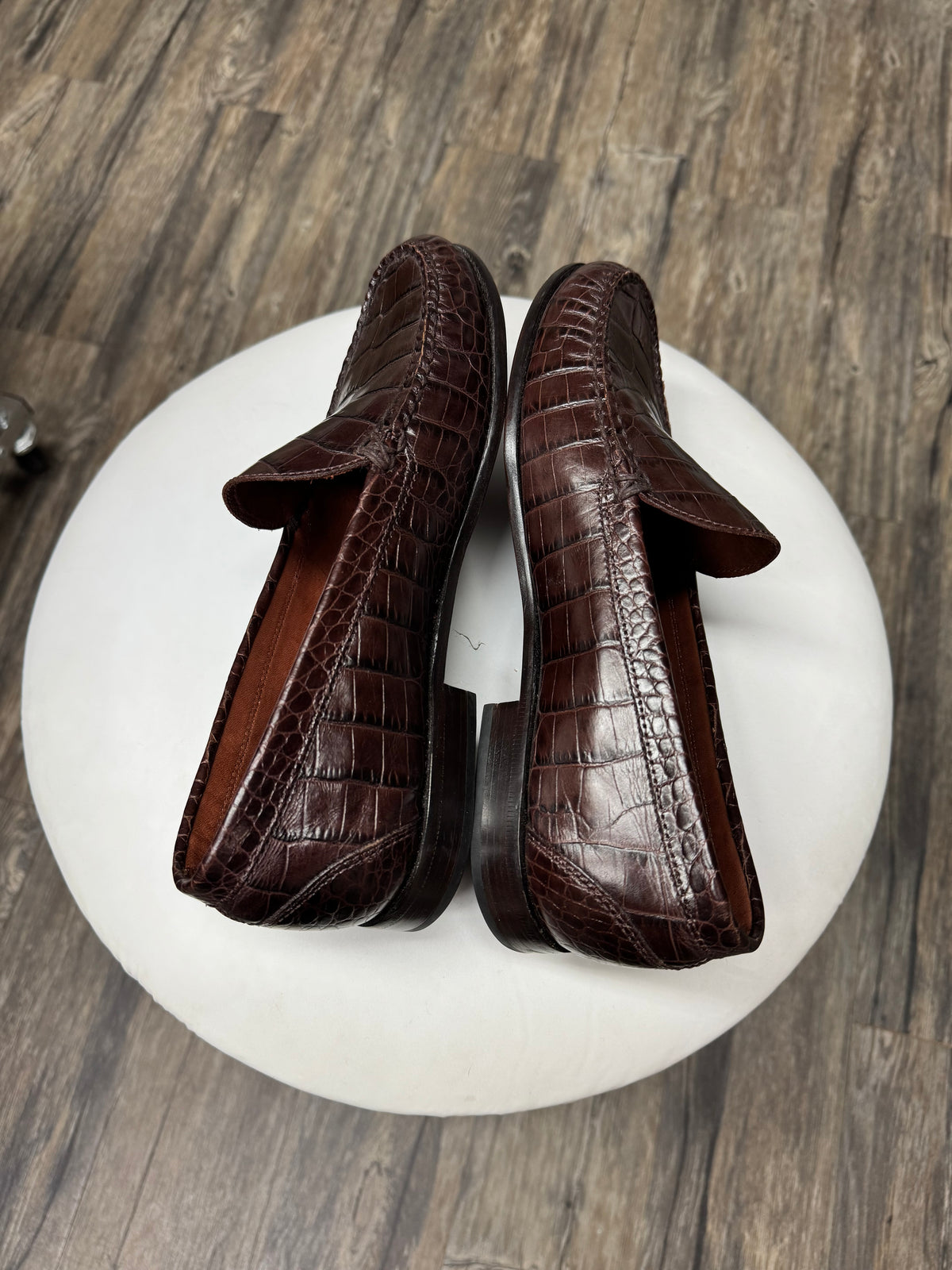 VTG RALPH LAUREN ALLIGATOR LOAFERS (8.5)