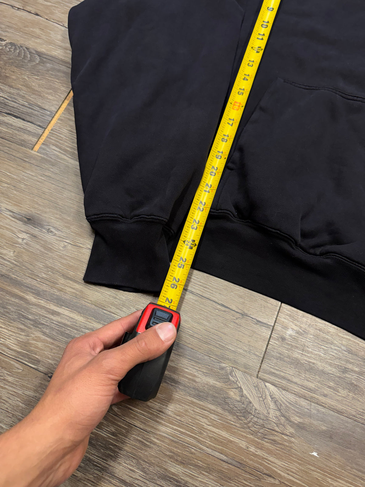 YEEZY GAP BLACK HOODIE (L)