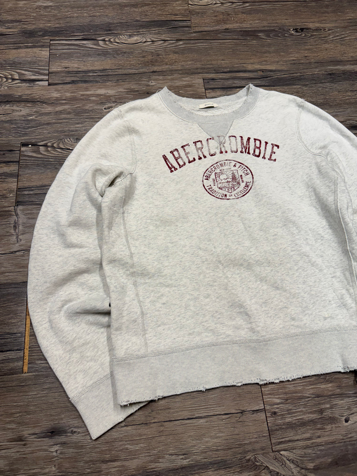 ABERCROMBIE & FITCH SINGLE V TRADITIONS CREWNECK (S)