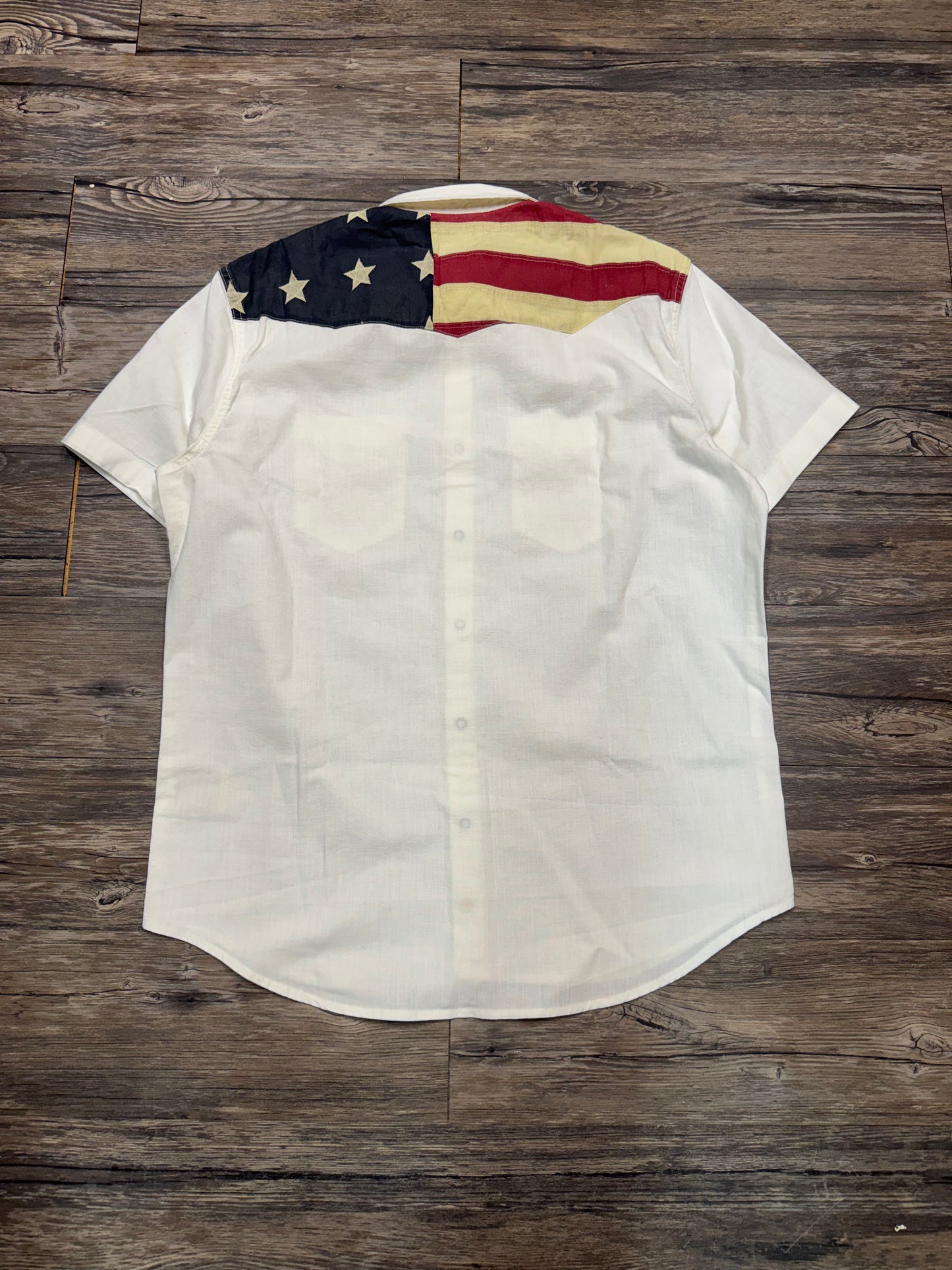 RALPH LAUREN DENIM & SUPPLY WESTER FLAG SHIRT (L)