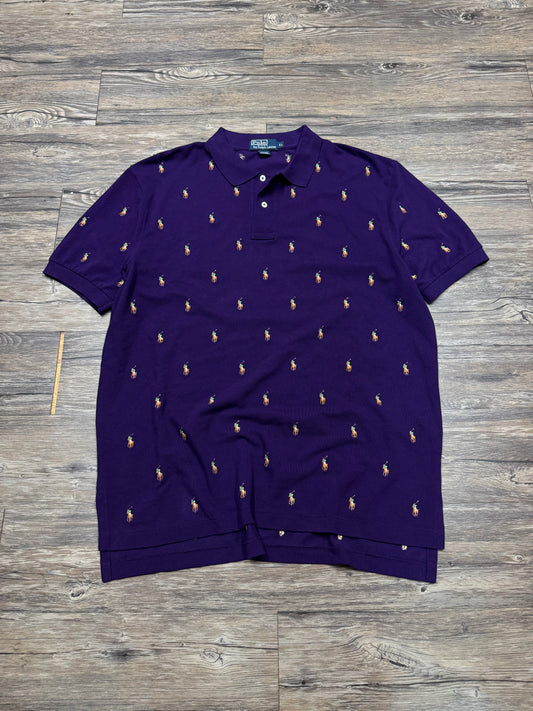 POLO RALPH LAUREN MULTI LOGO POLO (XL)