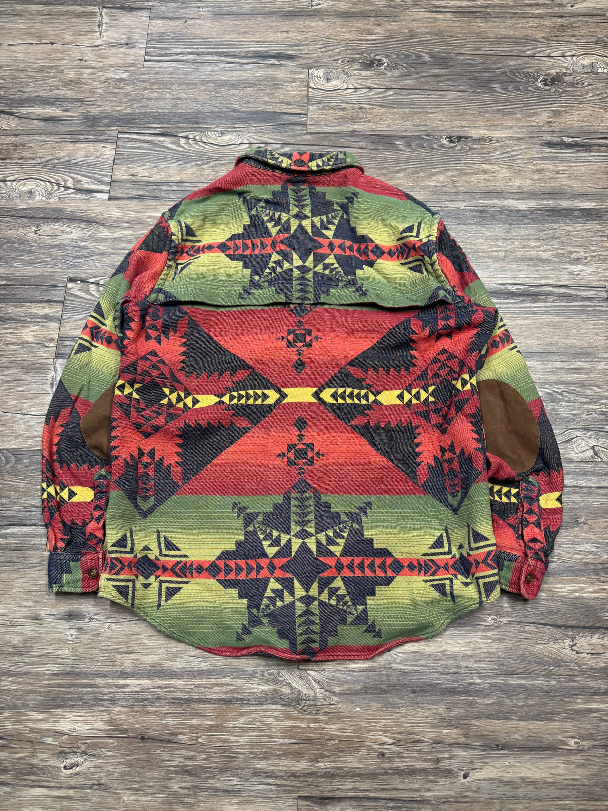 POLO RALPH LAUREN SOUTHWESTERN AZTEC BUTTON UP (XL)