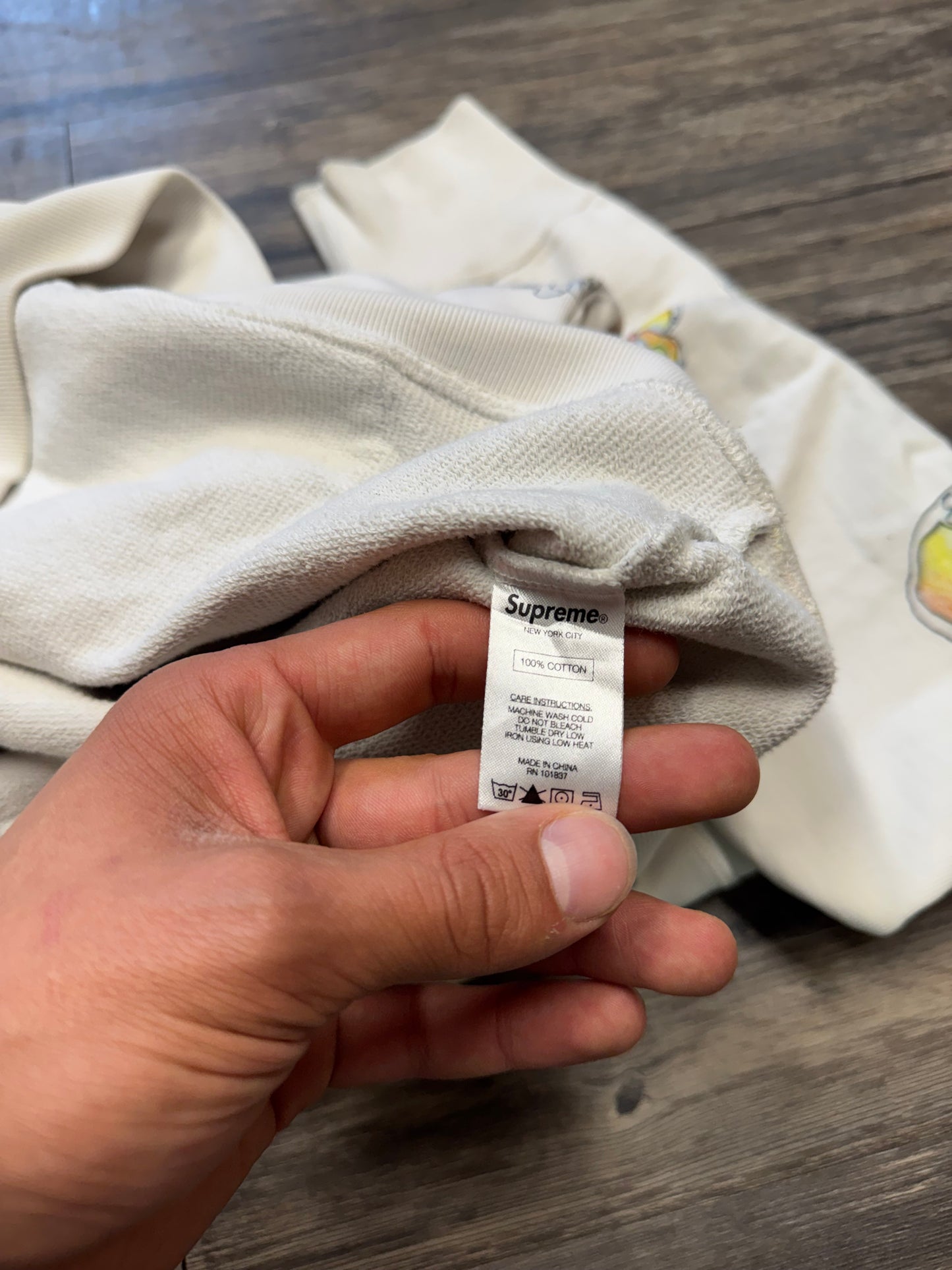SUPREME GONZ BUTTERFLY SS16 HOODED SWEATSHIRT
