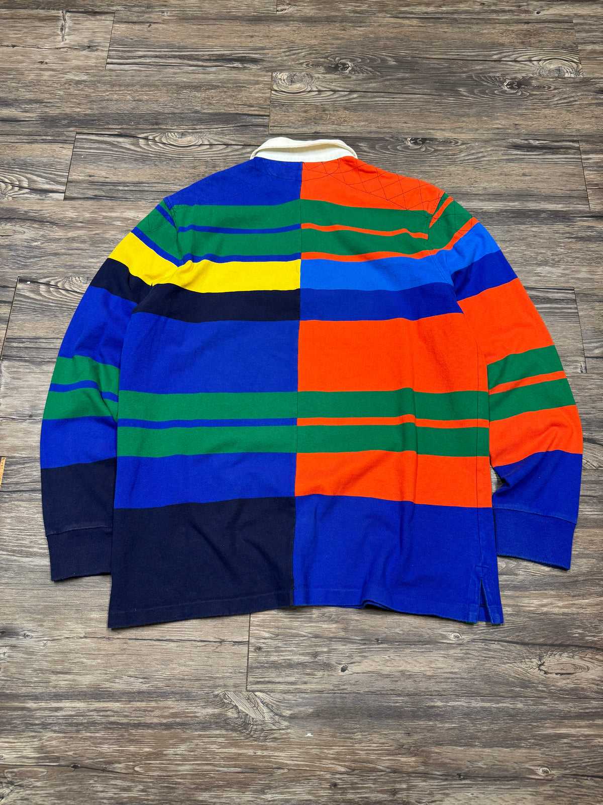 POLO RALPH LAUREN
HI-TECH STRIPED LS POLO (L)