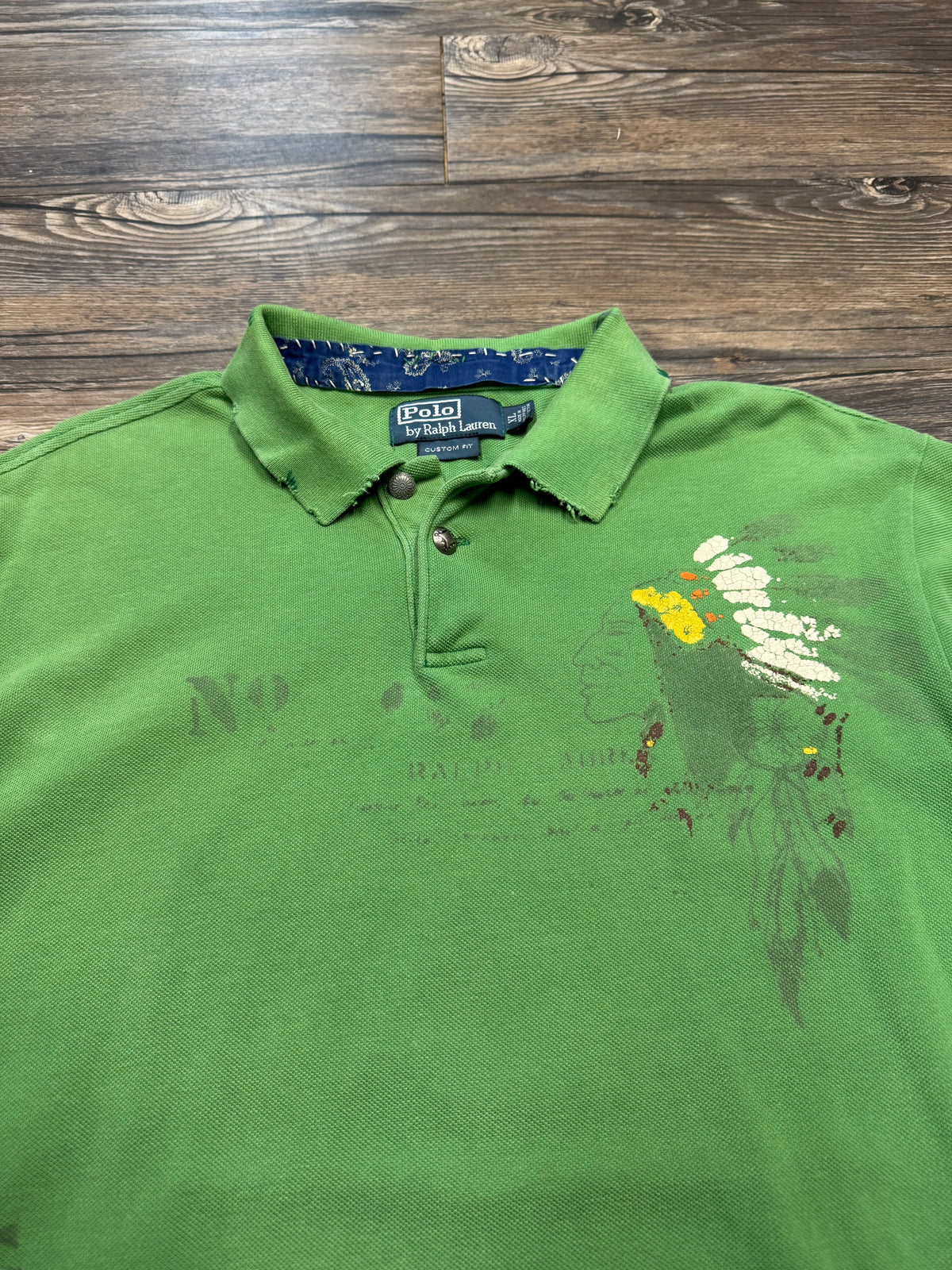 POLO RALPH LAUREN NATIVE AMERICAN CHIEF POLO (XL)