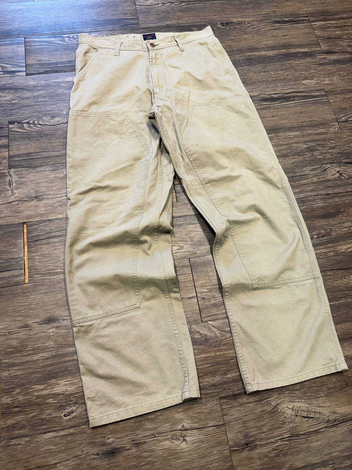 TOMMY HILFIGER DOUBLE KNEE KHAKI PANTS (32)