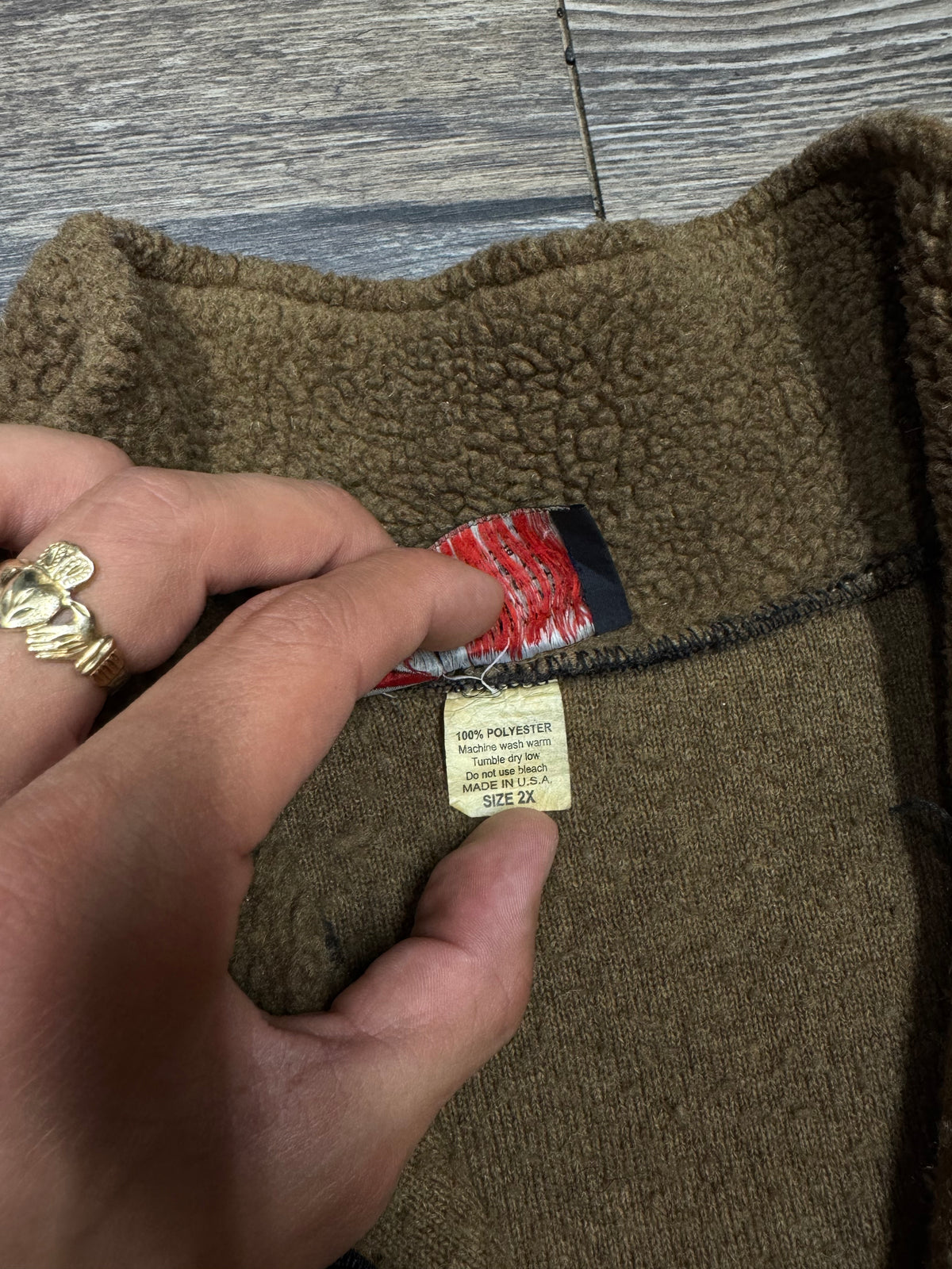 NIKE BROWN QUARTER-ZIP (XXL)