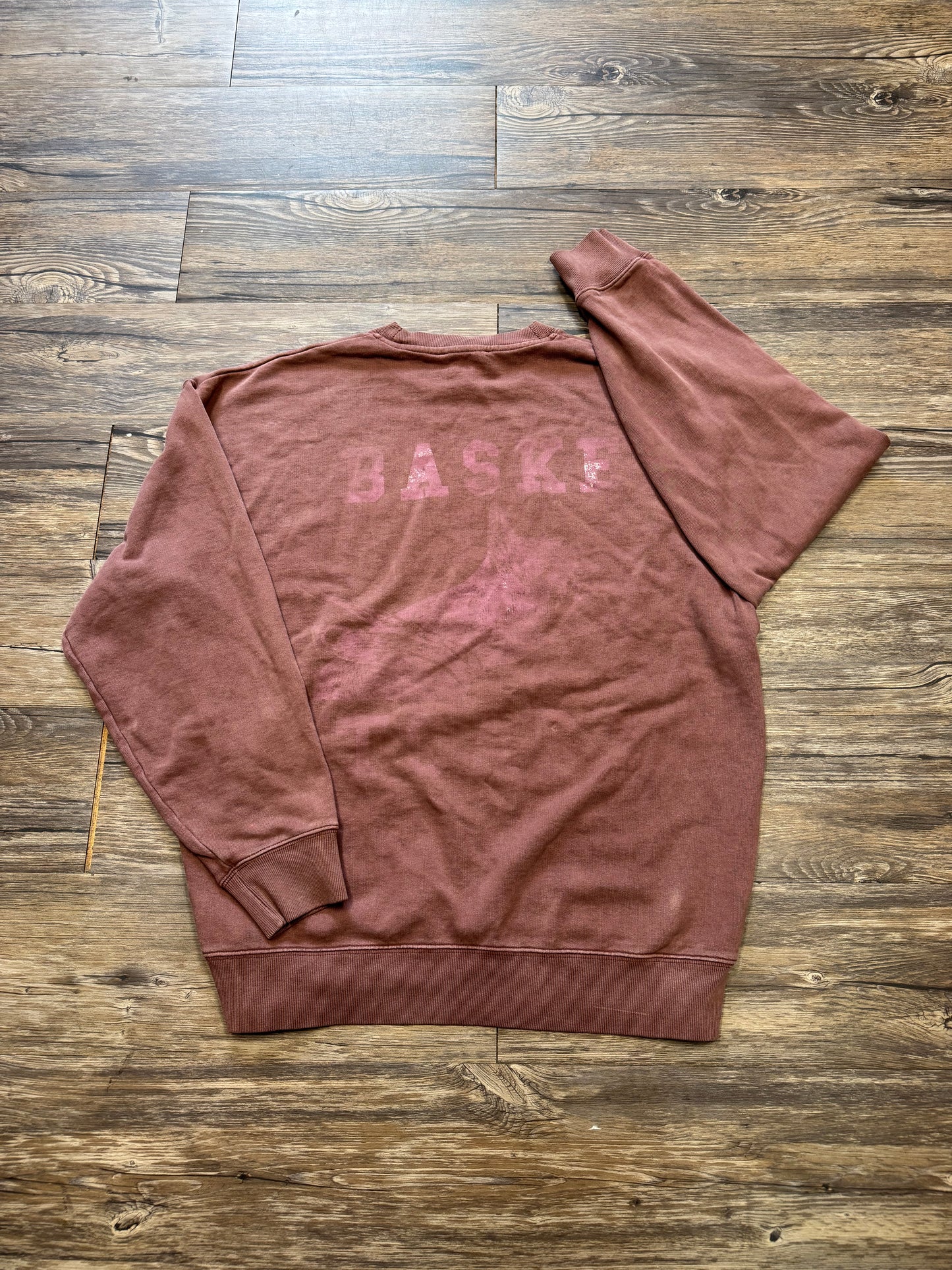 ACNE STUDIOS BASKETCASE SCREEN PRINTED BASIC CREWNECK (XS)