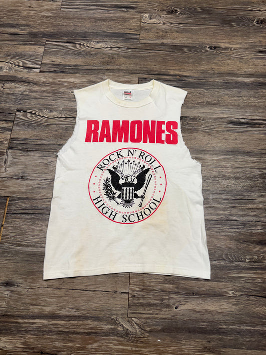 RAMONES Y2K CUT OFF T-SHIRT (S)