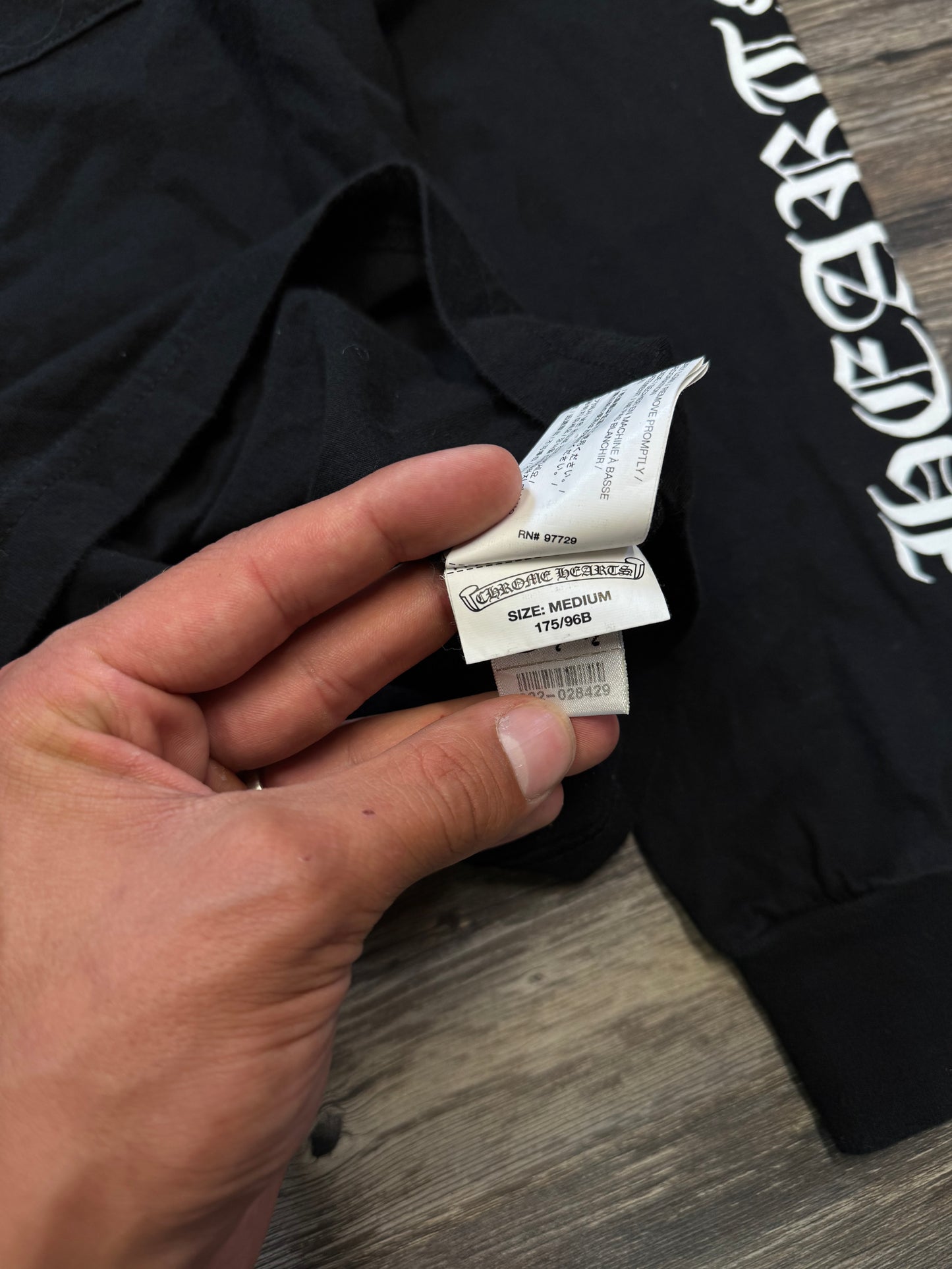 CHROME HEARTS MULTI CROSS LONG SLEEVE (M)