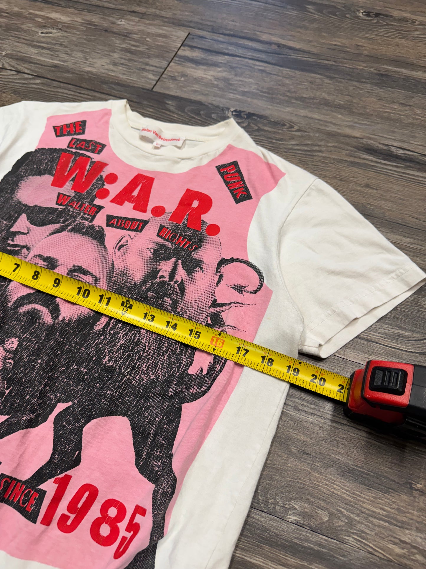 WALTER VAN BEIRENDOCK PUNK WAR TEE (M)