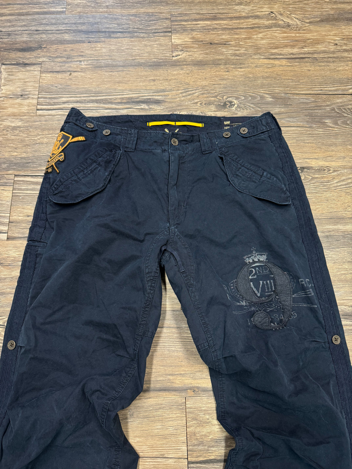 POLO RALPH LAUREN STRAIGHT LEG CREST CARGO PANTS (36)