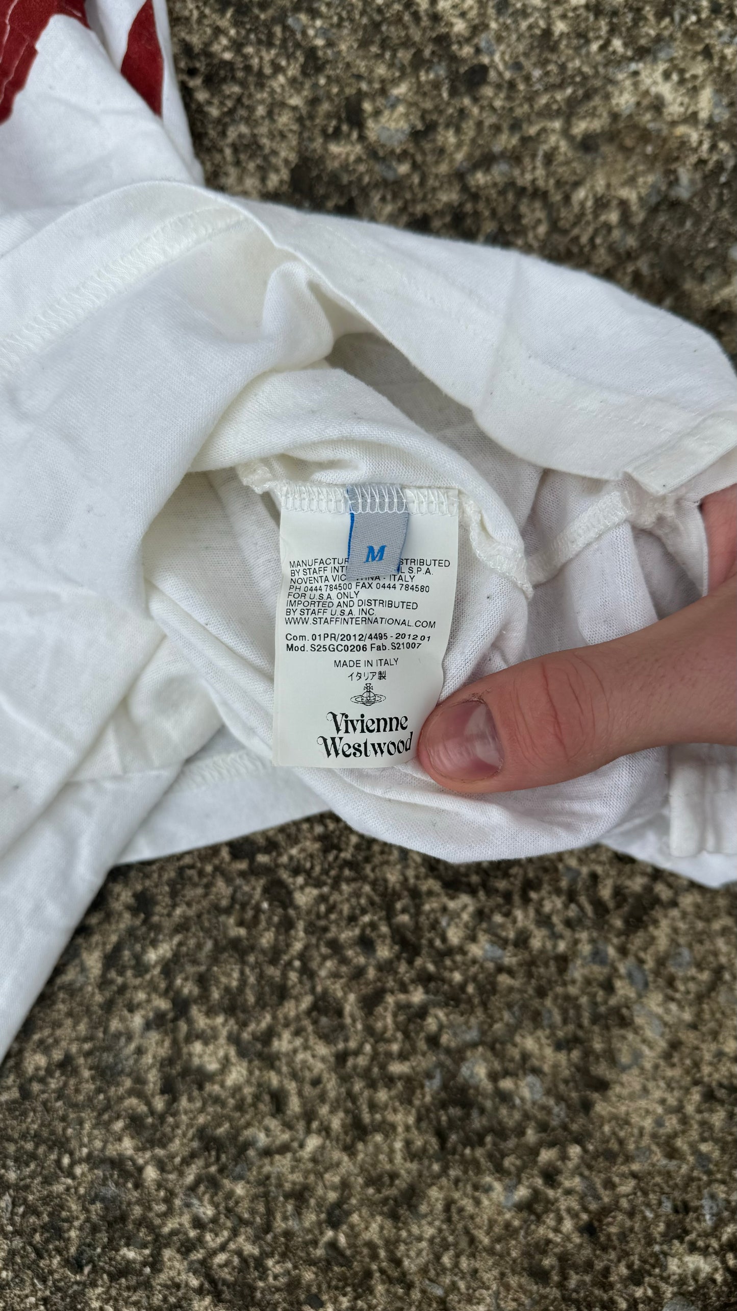 VIVIENNE WESTWOOD ANGLOMANIA TEE (M)