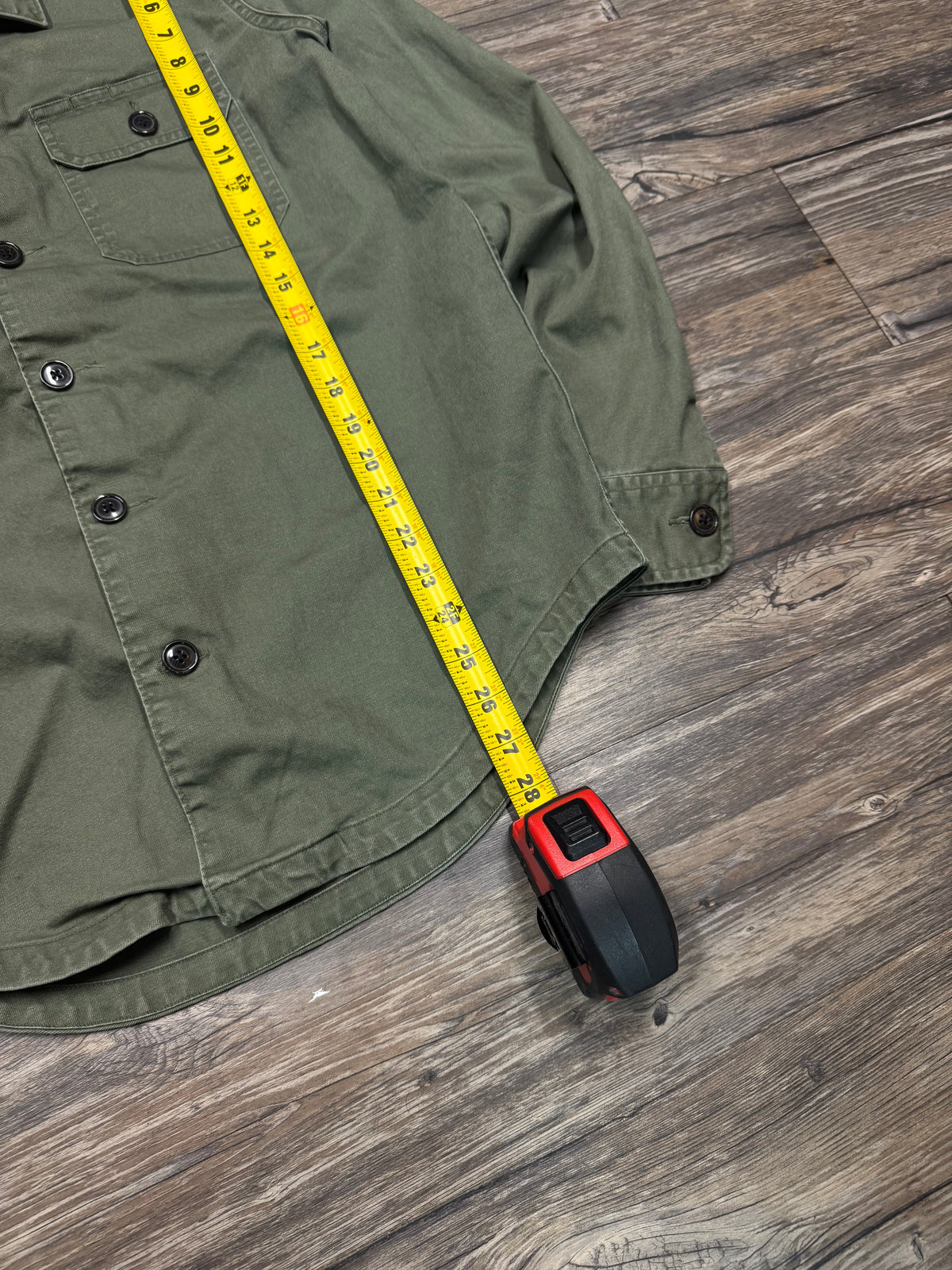 ABERCROMBIE & FITCH BUTTON UP MILITARY JACKET (M)