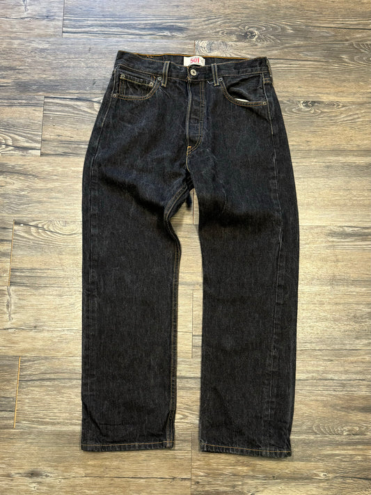 LEVI 501 BLACK WASH (29x30)