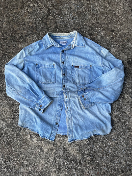 90’S CARHARTT DENIM JACKET (LARGE)