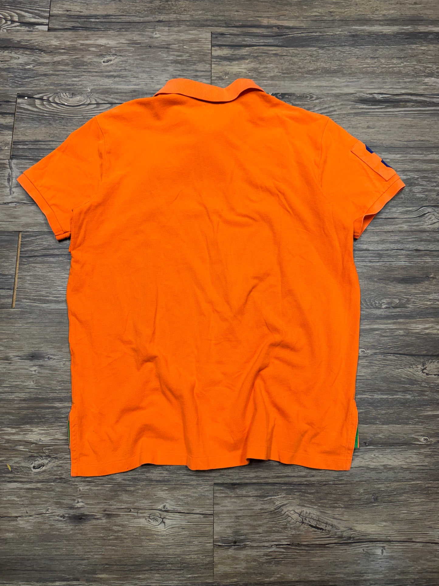 POLO RALPH LAUREN BIG LOGO ORANGE POLO (XL)