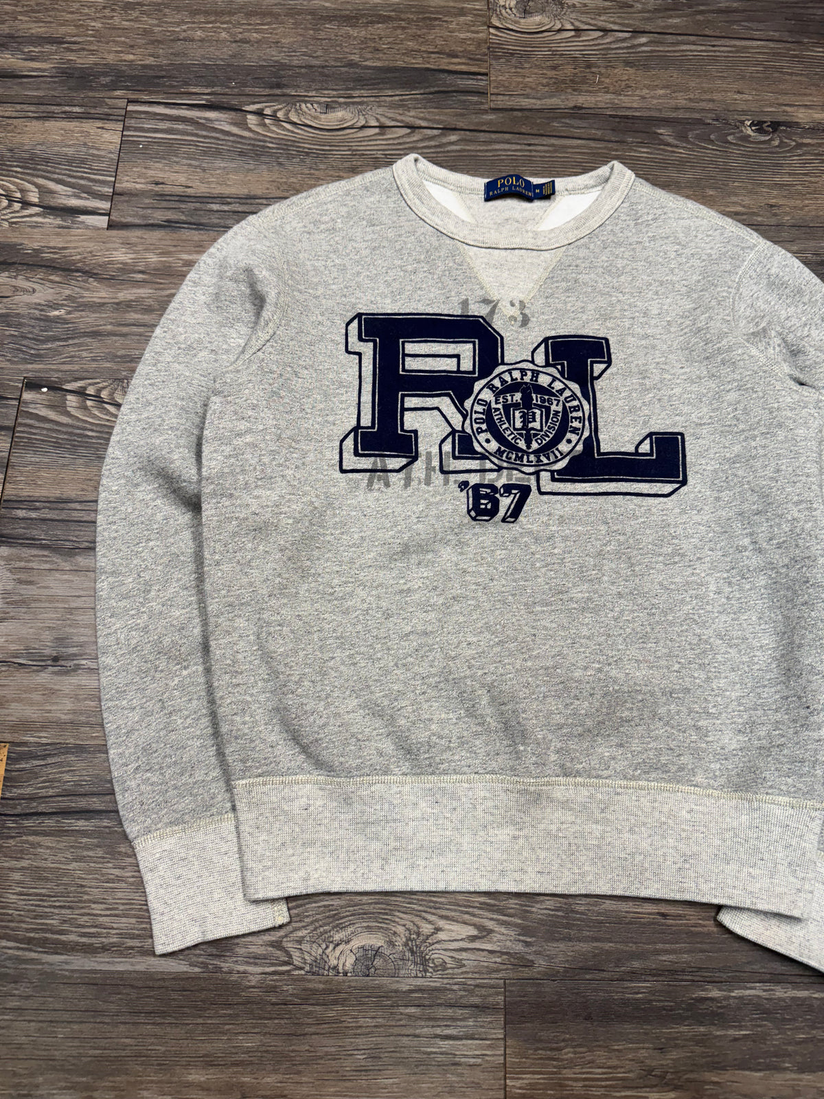 POLO RALPH LAUREN CENTER LOGO CREWNECK (M)