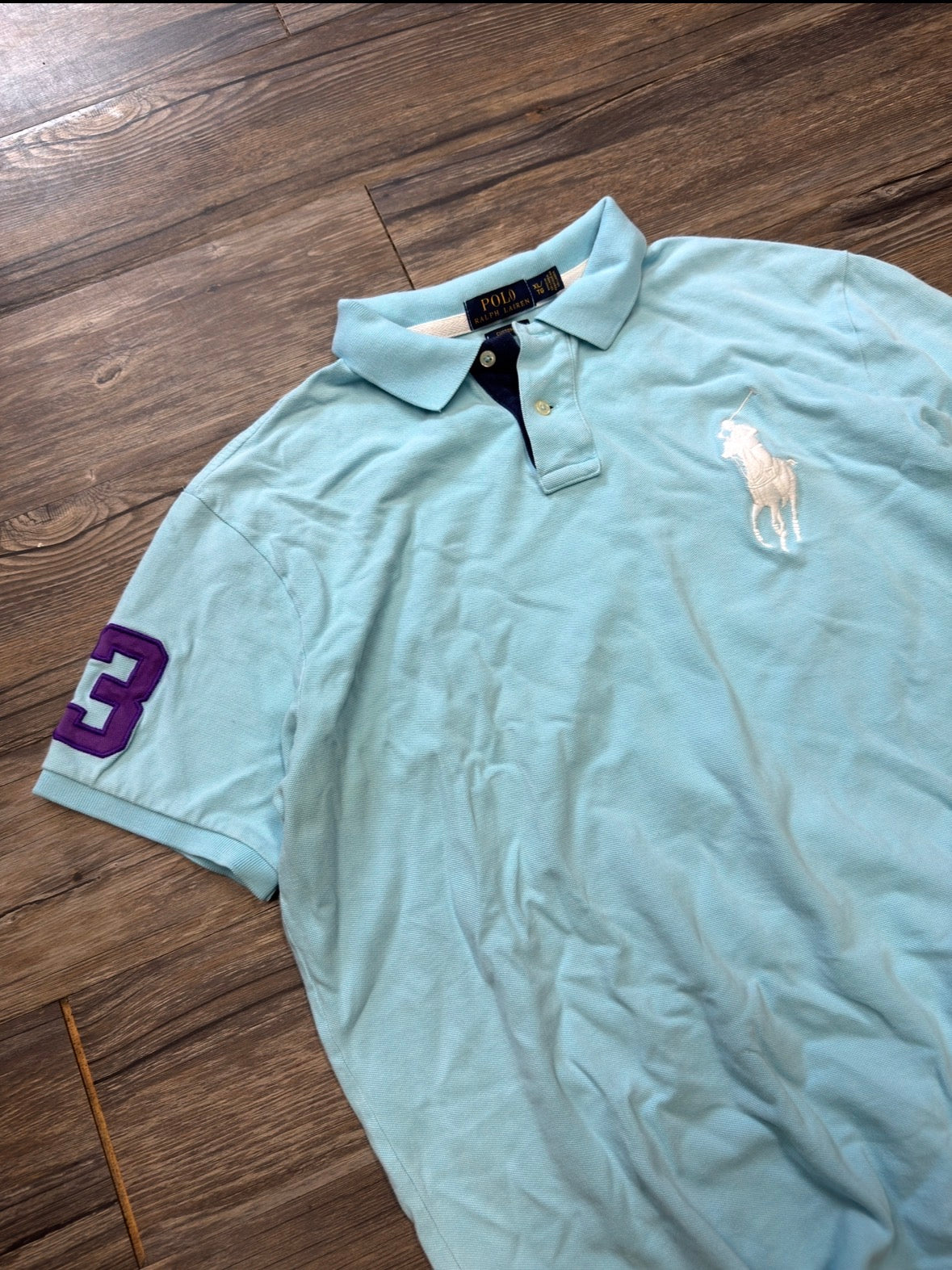 POLO RALPH LAUREN BIG PONY AQUAMARINE POLO (XL)