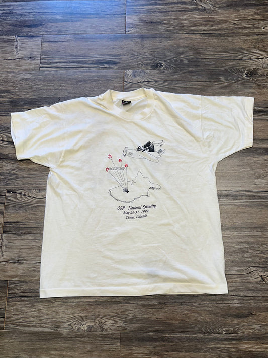 VINTAGE NATIONAL SPECIALITY GRAPHIC T-SHIRT (XL)