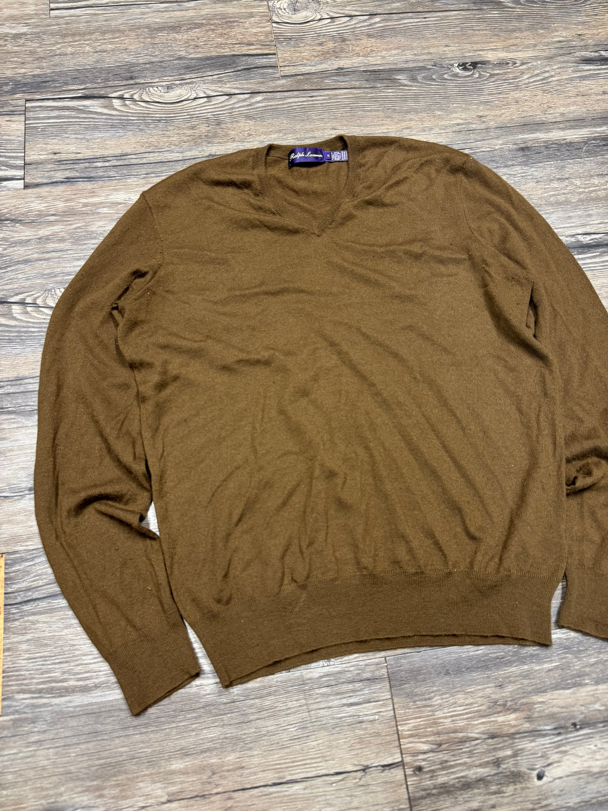 POLO RALPH LAUREN PURPLE LABEL CASHMERE SWEATER (S)