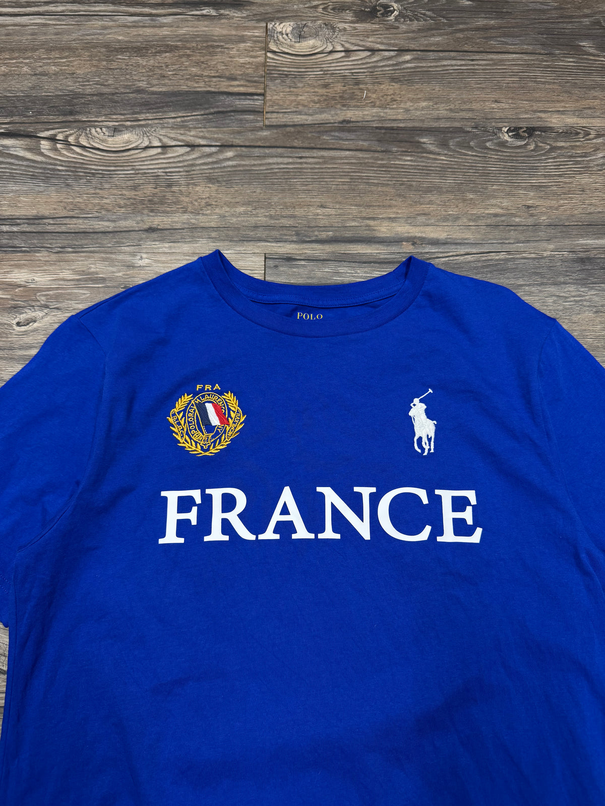 POLO RALPH LAUREN FRANCE BIG PONY T-SHIRT (M)