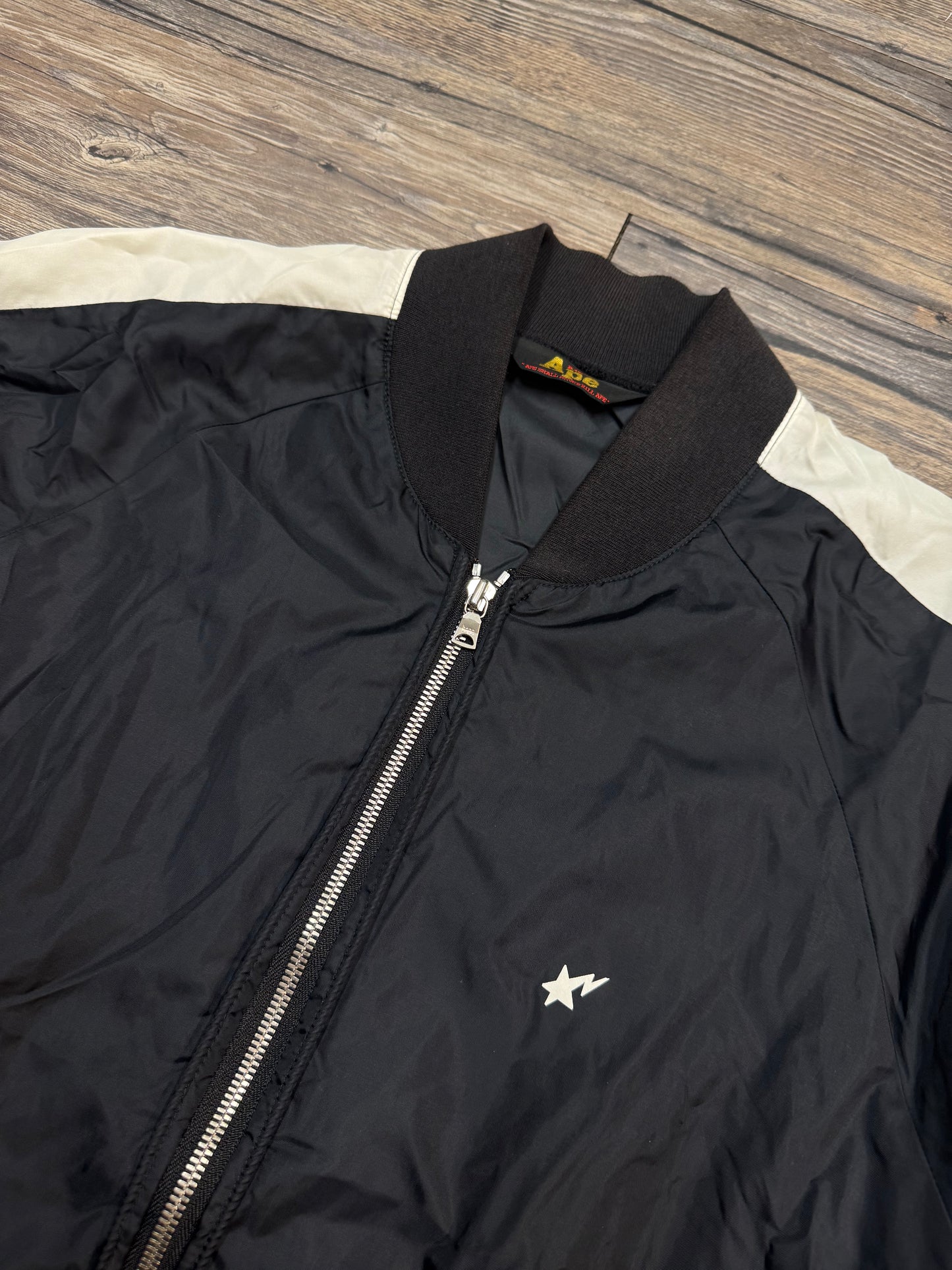 A-BATHING-APE* STAR LOGO TRACK JACKET (L)